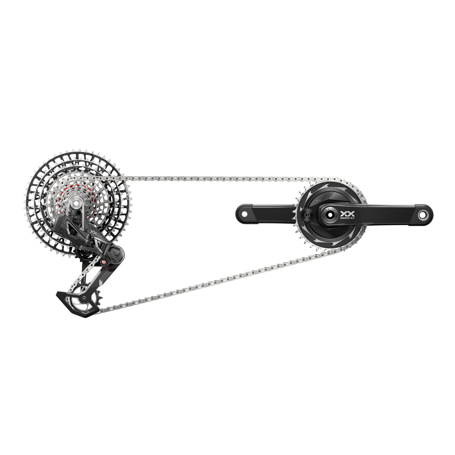 SRAM XX SL EAGLE T-TYPE AXS GROUPSET WITH POWER METER