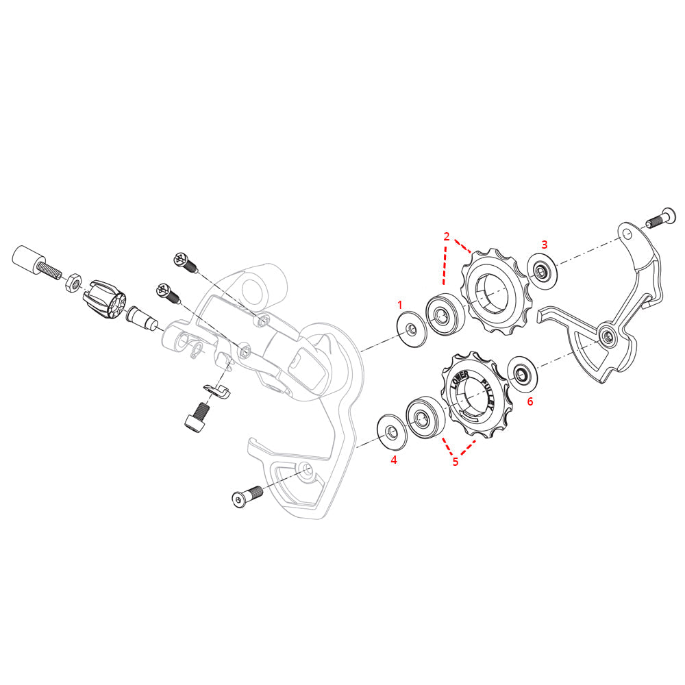 SRAM FORCE RIVAL APEX RD PULLEY KIT