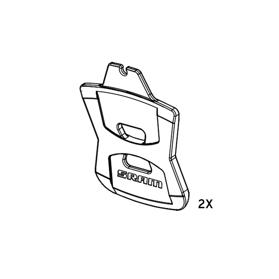 SRAM DISC BRAKE PAD SPACER (2 PIECES)