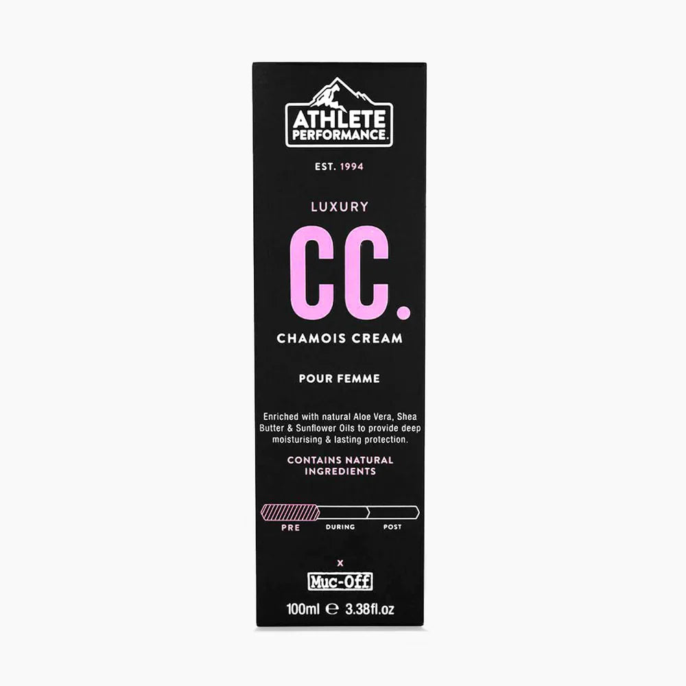 MUC-OFF ATHLETE PERFORMANCE LUXURY CHAMOIS CREAM - POUR FEMME