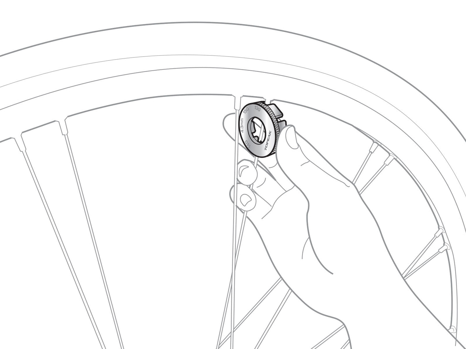 TOPEAK MULTISPOKE WRENCH
